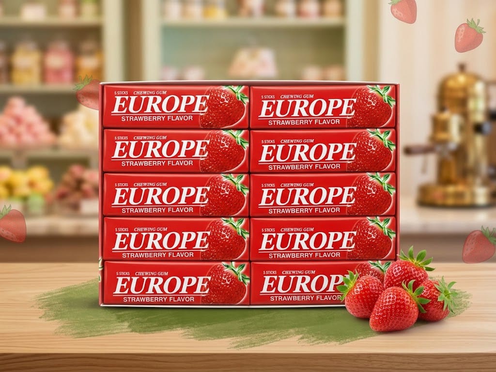 Europe Strabeey Flavor Chewing Gum -30 pcs