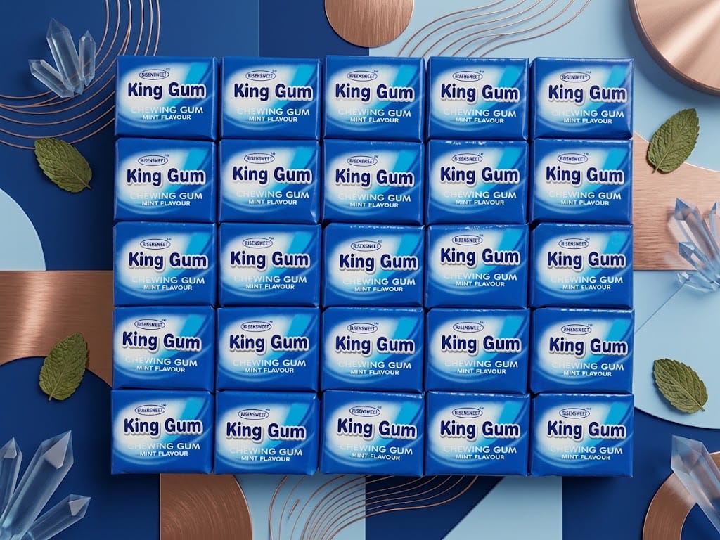 King Gum Mint Chewing Gum 50 pcs