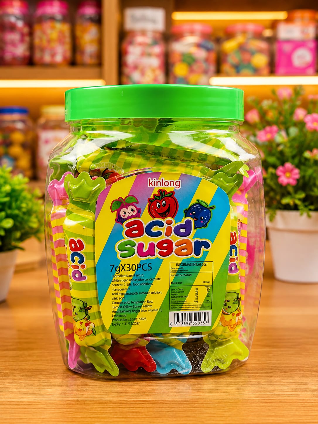 Kinlong Acid Sugar Sour Gummy Candy