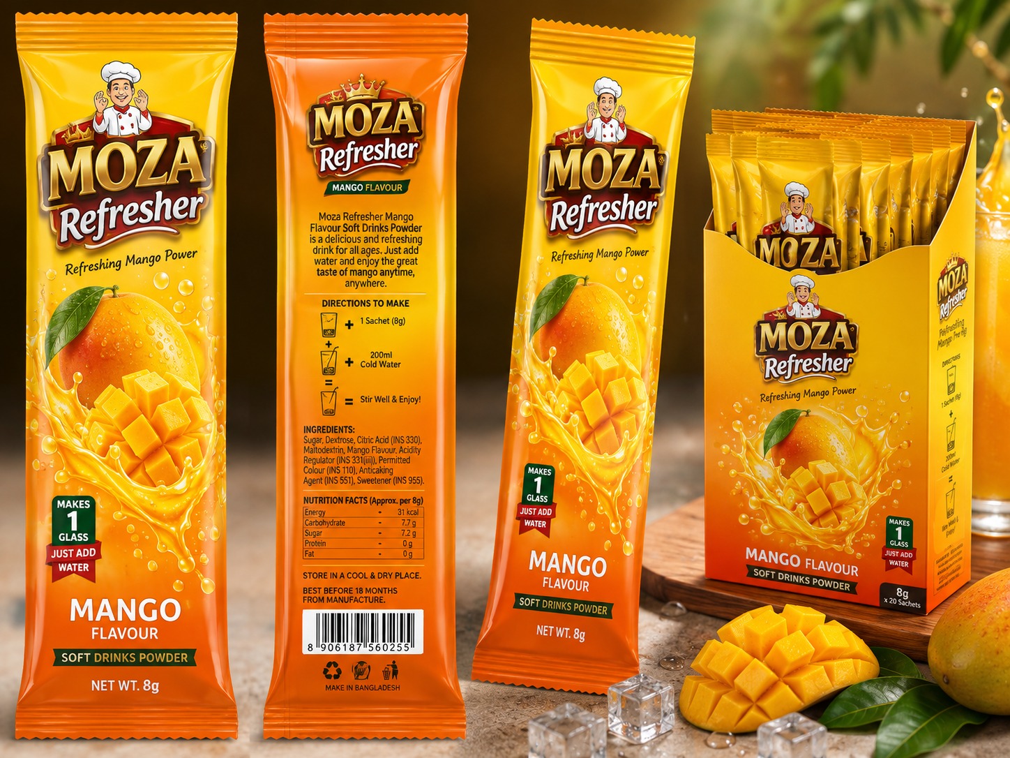 Refresher Mango Drinks Mini Pack 8g